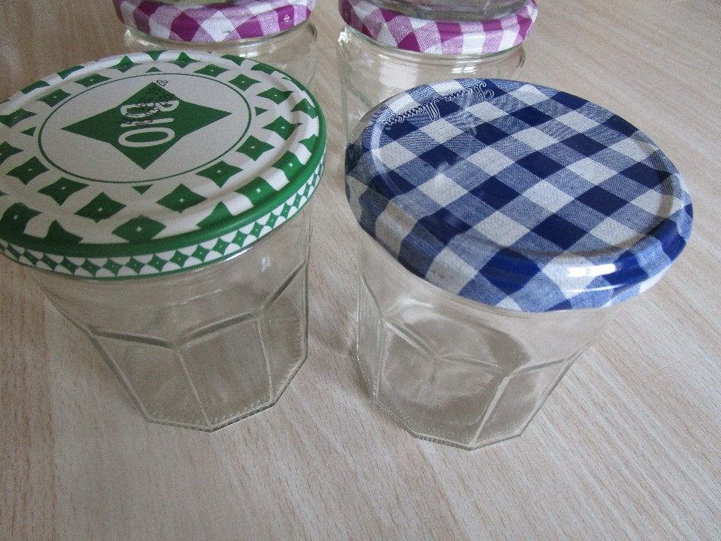 Pots à confiture Bonne Maman, Maison & Meubles, Verre, Autres marques, Pot de stockage, Violet