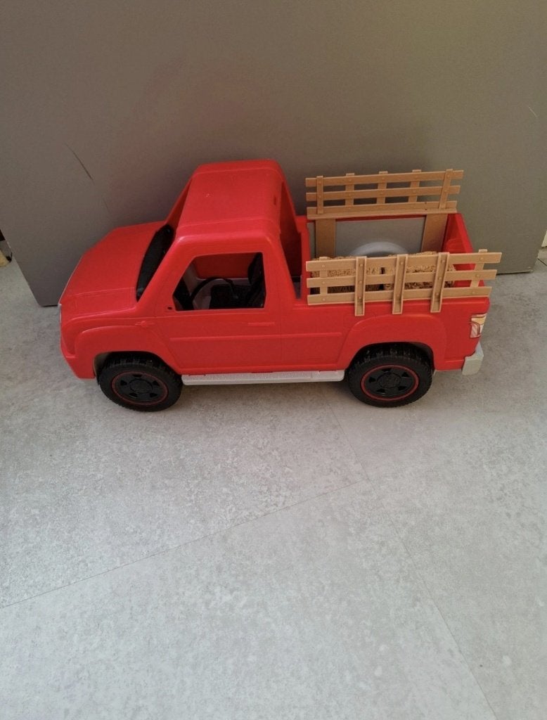 Barbie boerderijwagen, Ophalen, Gebruikt, Barbie