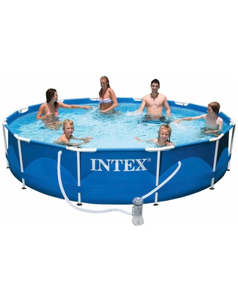 Piscine intégrée Intex, 200 à 400 cm, Rond, Enlèvement, Utilisé