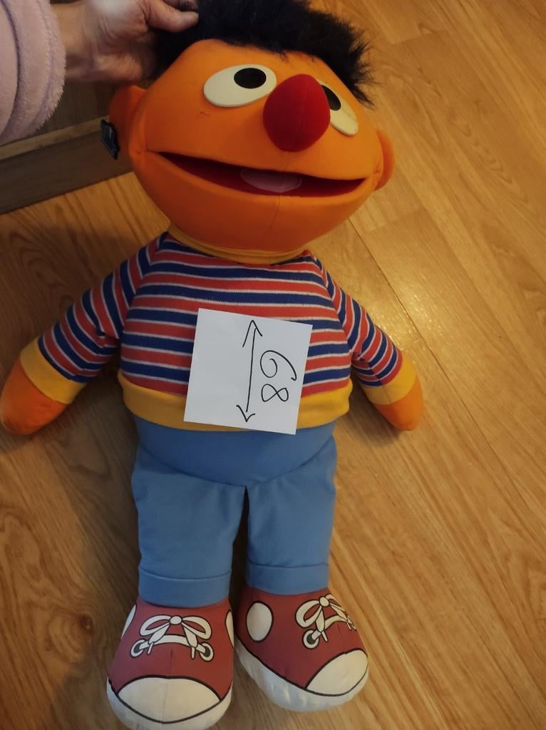 Verzamel item grote Ernie knuffel Sesamstraat, Verzamelen, Ophalen, Knuffel