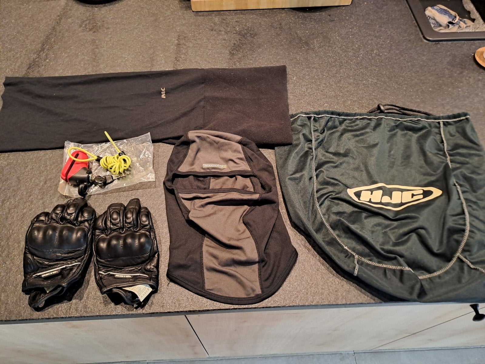 motormateriaal: helmhoes, sjaals, handschoenen, slot, Motoren, Kleding | Motorkleding, Ophalen, Handschoenen
