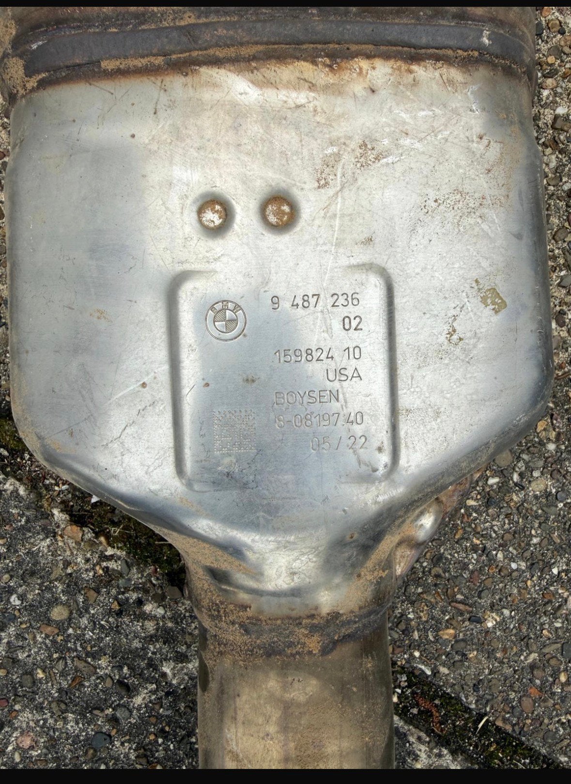 Pot d'échappement Bmw X5 50e, Enlèvement, Utilisé, BMW