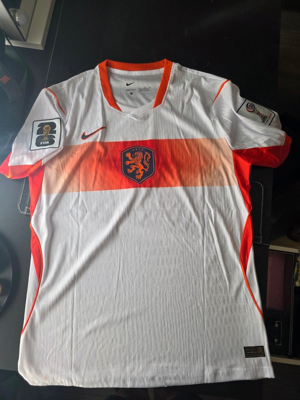 Maillot de football néerlandais taille L Nike aero fit, Sports & Fitness, Taille L, Enlèvement ou Envoi, Maillot