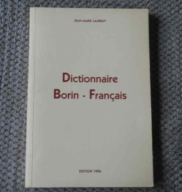 Dictionnaire Borin - Français (Jean-Marie Laurent), Livres, Enlèvement ou Envoi, Utilisé