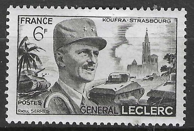 France 1948 - Yvert 815 - Général Leclerc. (OU), Timbres & Monnaies, Timbres | Europe | France, Non oblitéré, Envoi