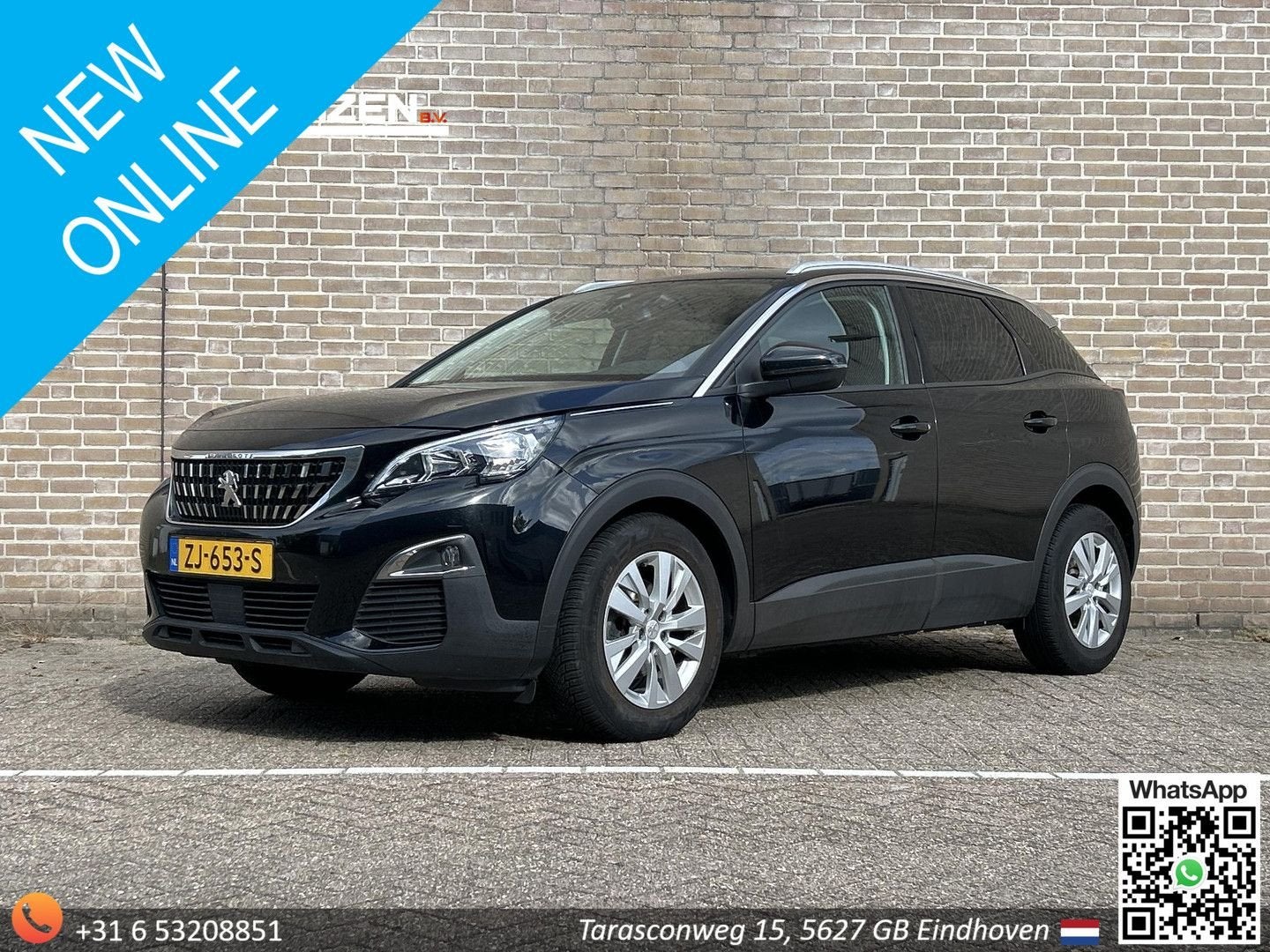 Peugeot 3008 1.2 PureTech AGC Allure | Climate | PDC | Cruis, Zwart, Handgeschakeld, 119 g/km, SUV of Terreinwagen