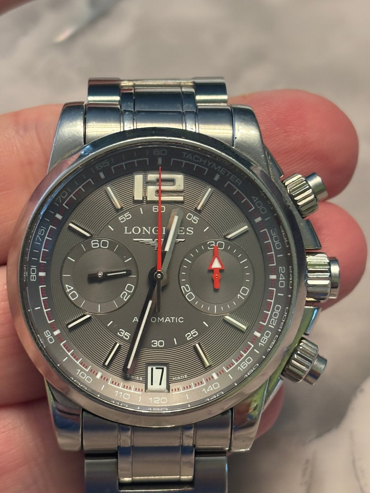 Longines admiral, Enlèvement, Comme neuf