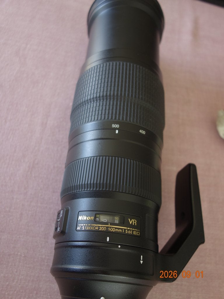 Nikon AF-S 200-500 mm f/5,6 ED, Nikon, Comme neuf, Enlèvement, 500 mm