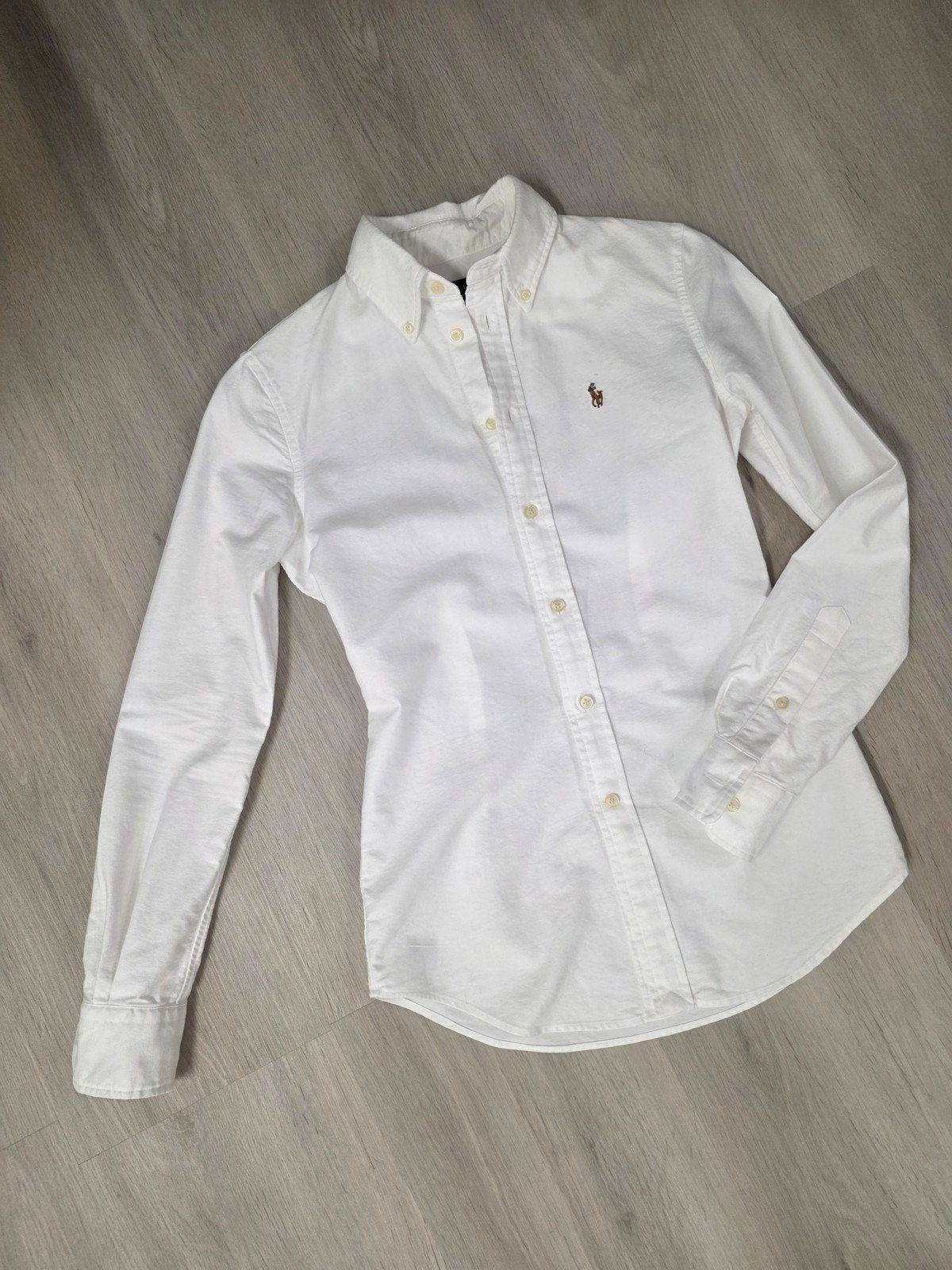 Polo Ralph Lauren - wit gecentreerd dameshemd, Ophalen of Verzenden, Wit
