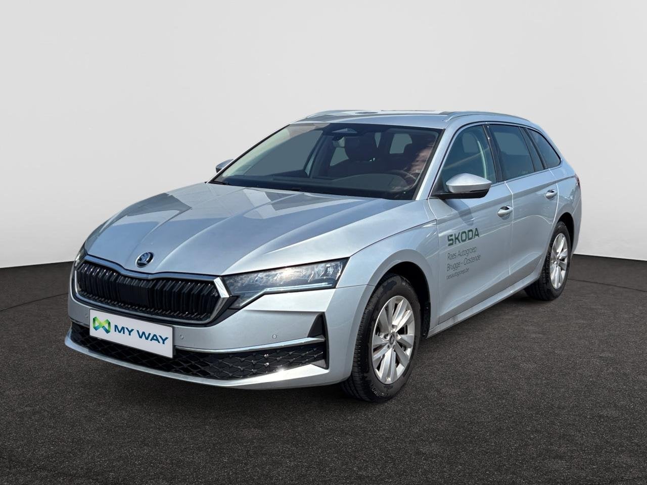 Skoda Octavia Combi 1.5 TSI Family, Autos, Argent ou Gris, Achat, Boîte manuelle, Volant multifonction