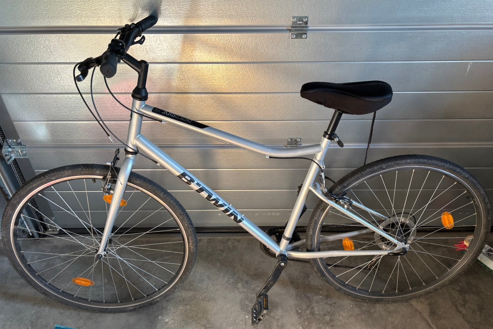 Vélo B’Twin Riverside 120 – taille L – 28 pouces – 8 vit., Enlèvement, Utilisé, Frein à tambour, Autres marques
