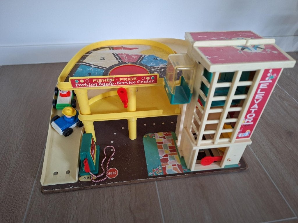 garage Fisher Price, Kinderen en Baby's, Ophalen, Gebruikt, Speelset, Met geluid