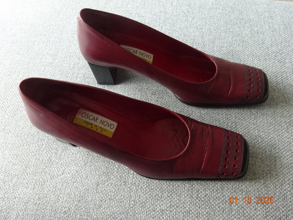 lederen schoenen m38 heel goede staat, Kleding | Dames, Schoenen, Ophalen of Verzenden, Zo goed als nieuw