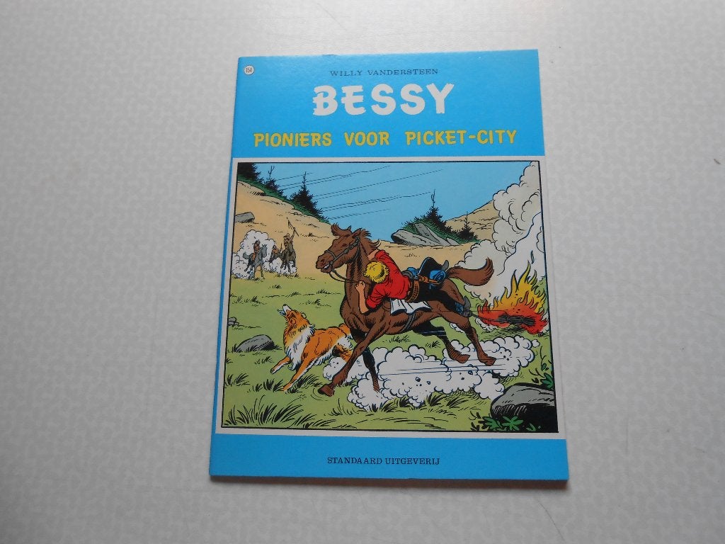 Bessy 154 Pioniers voor Picket-City 1983 1 ste druk., Boeken, Willy Vandersteen, Eén stripboek, Nieuw, Ophalen of Verzenden