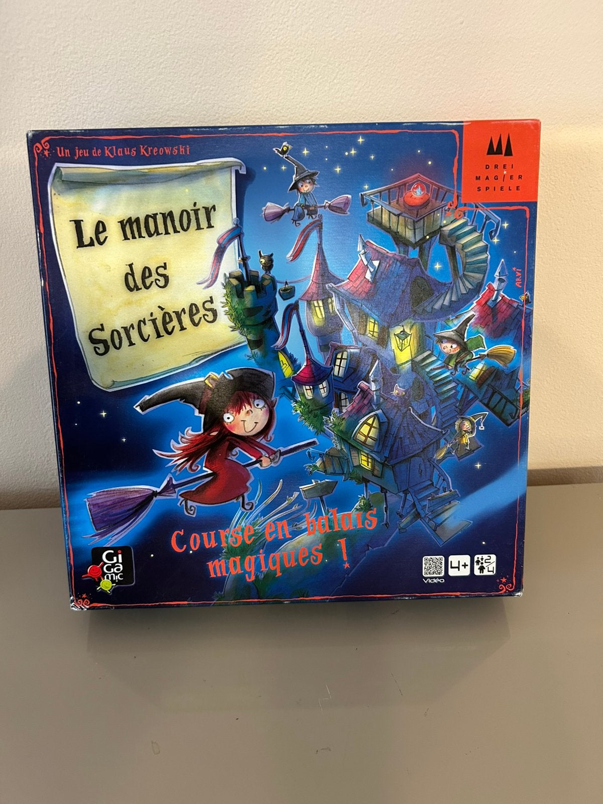 Le Manoir des Sorcieres, Trois ou quatre joueurs, Enlèvement, Utilisé