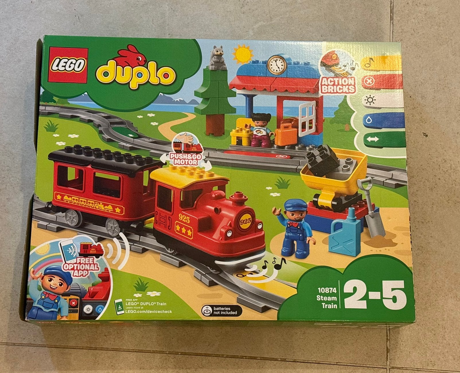 Duplo lego treinset, Ophalen of Verzenden, Zo goed als nieuw, Duplo