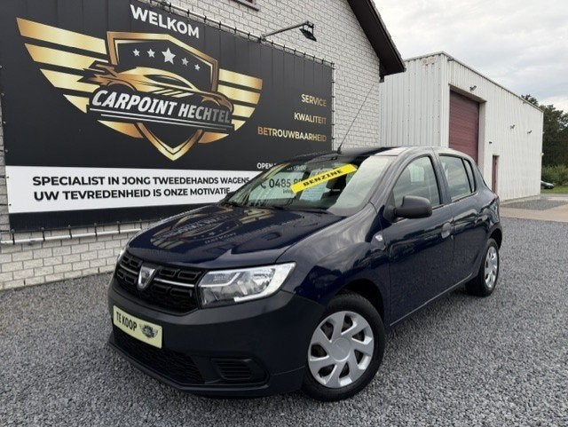 Dacia Sandero 1.0i AMBIANCE 2017 / 60 000 km TOPSTAAT !, Blauw, Sandero, 1000 cc, 95 g/km