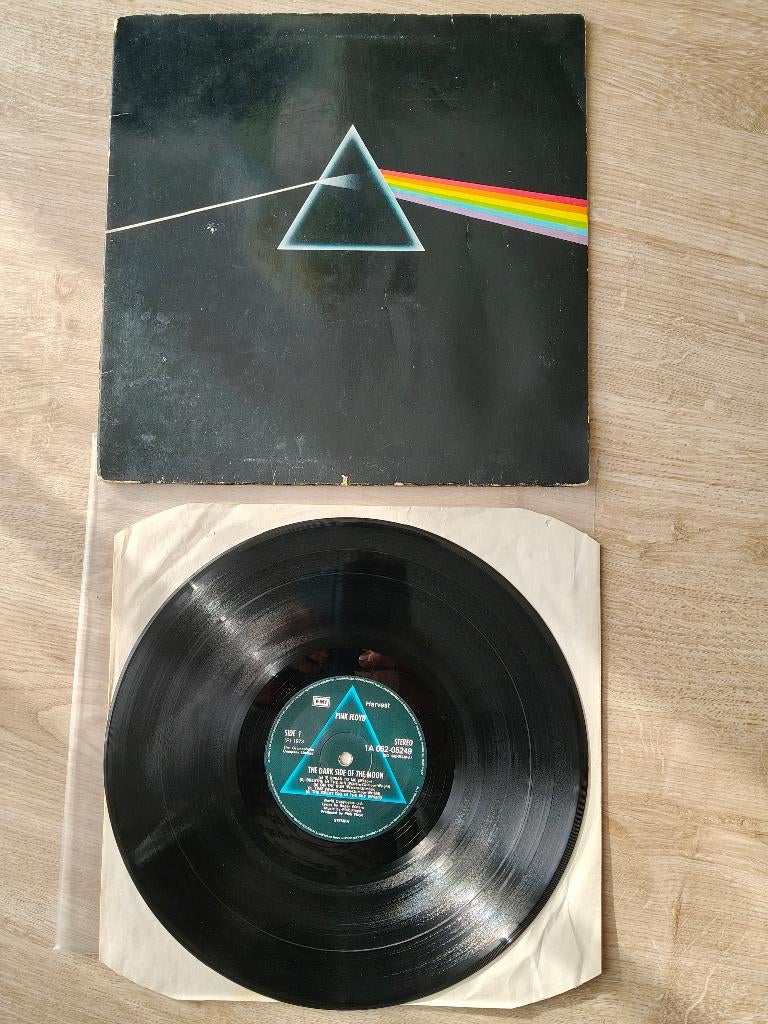 PINK FLOYD THE DARK SIDE LP ORIGINAL DE 1973, CD & DVD, Envoi
