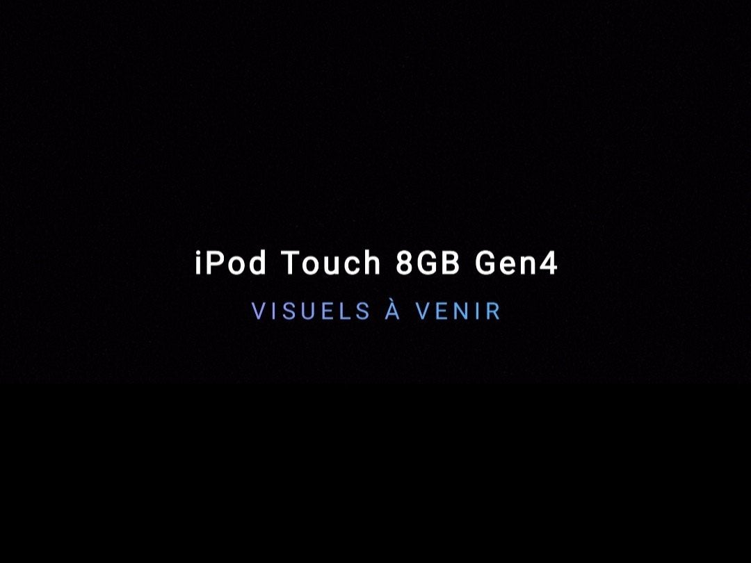 iPod Touch 8GB 4e génération (2010), Touch, Reconditionné, 2 à 10 GB, Enlèvement