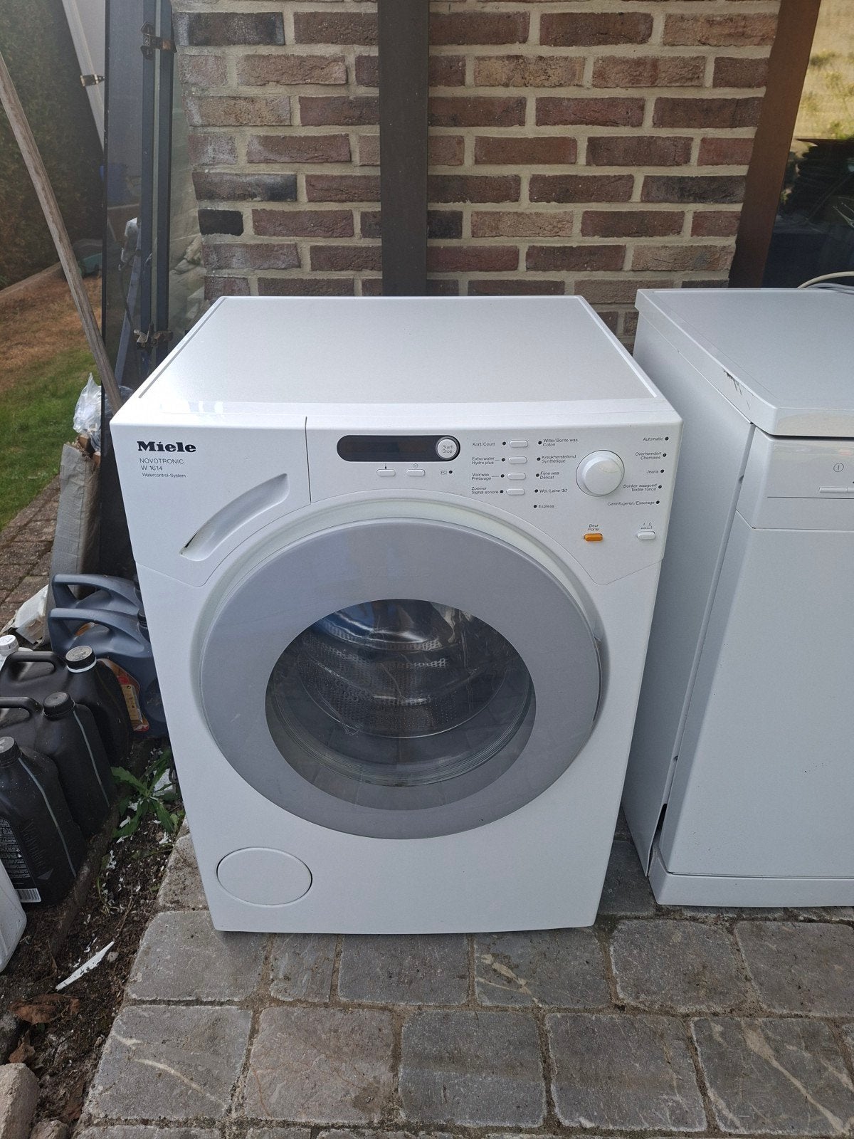 Miele Novotronic W 1614 Wasmachine, Elektronische apparatuur, Ophalen, Gebruikt, Voorlader, 85 tot 90 cm