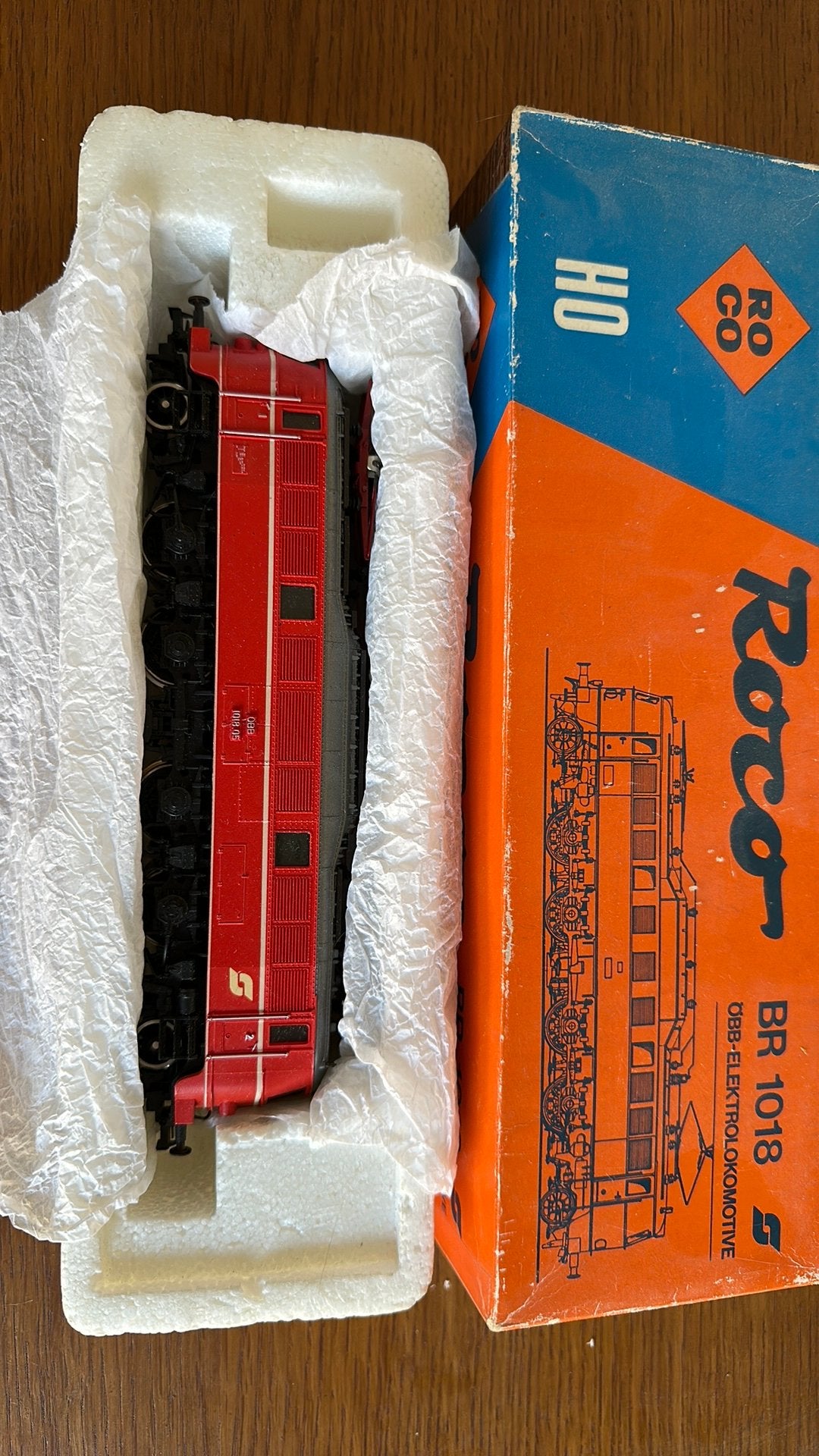 Roco-locomotief BR 1018, Hobby en Vrije tijd, Modeltreinen | H0, Ophalen, Gebruikt, Roco, Analoog