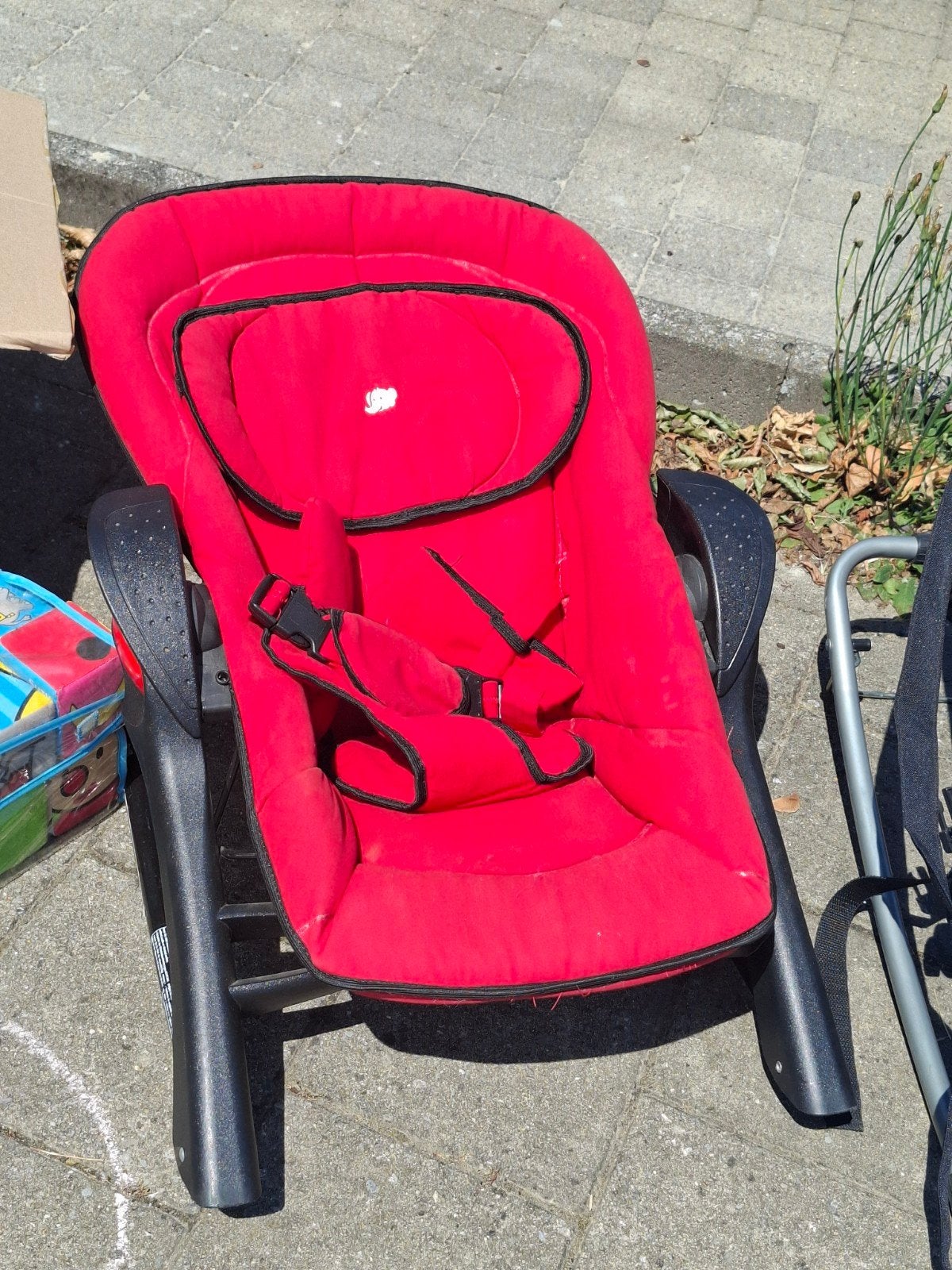 Babyrelax, wipstoeltje rood, Kinderen en Baby's, Wipstoeltjes, Ophalen