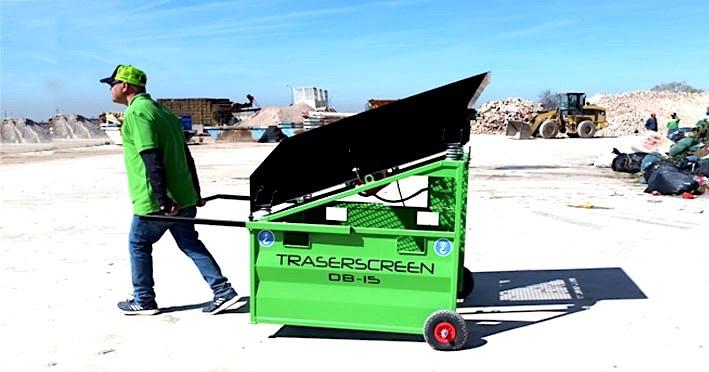 Cribleur 230 V DB ENGINEERING TRASERSCREEN DB15, Enlèvement