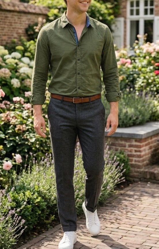 Scotch & Soda hemd, Kleding | Heren, Verzenden, Nieuw, Groen, Halswijdte 38 (S) of kleiner