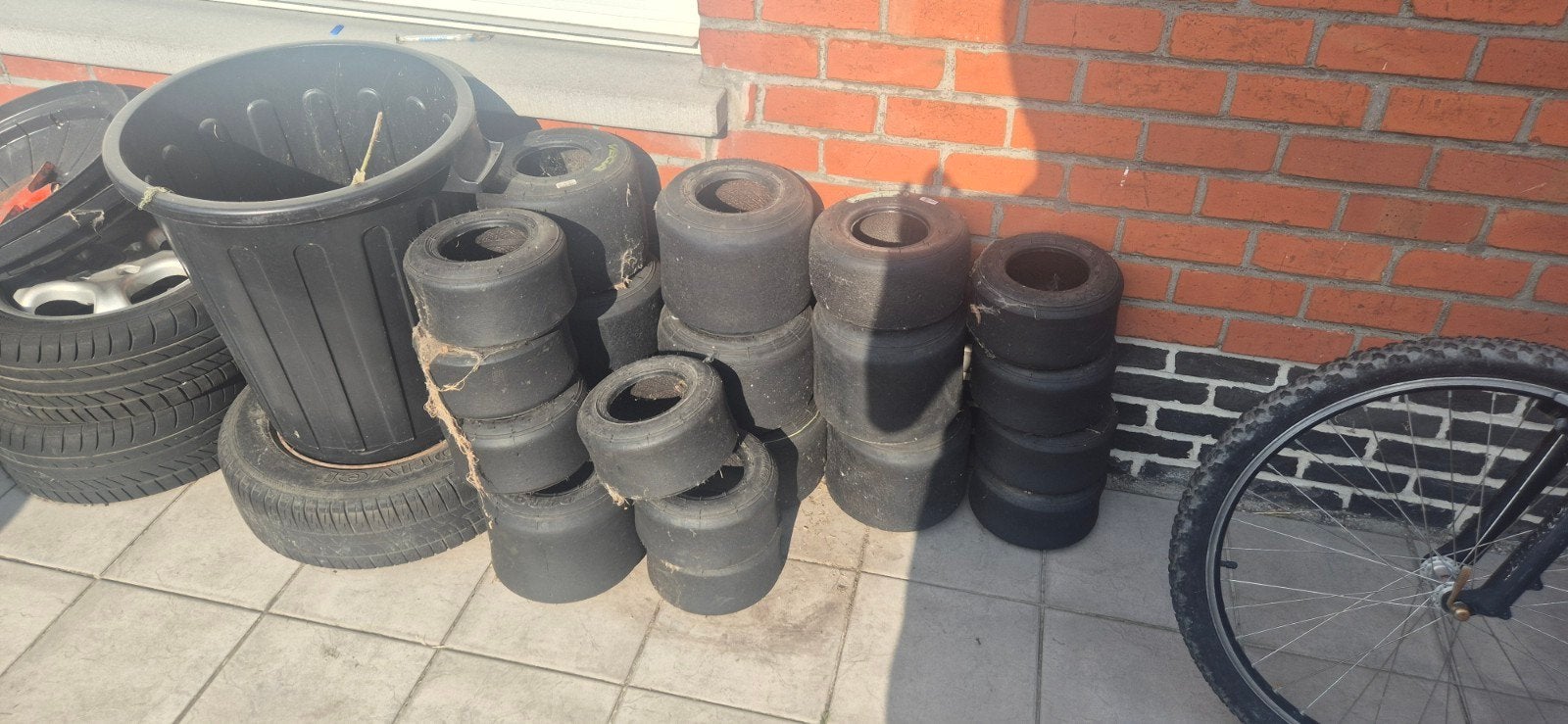 gratis gebruikte kartbanden, Ophalen