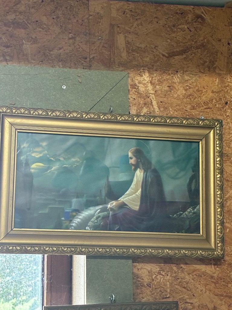 Fotoprent Jezus op olijfberg, Antiek en Kunst, Ophalen