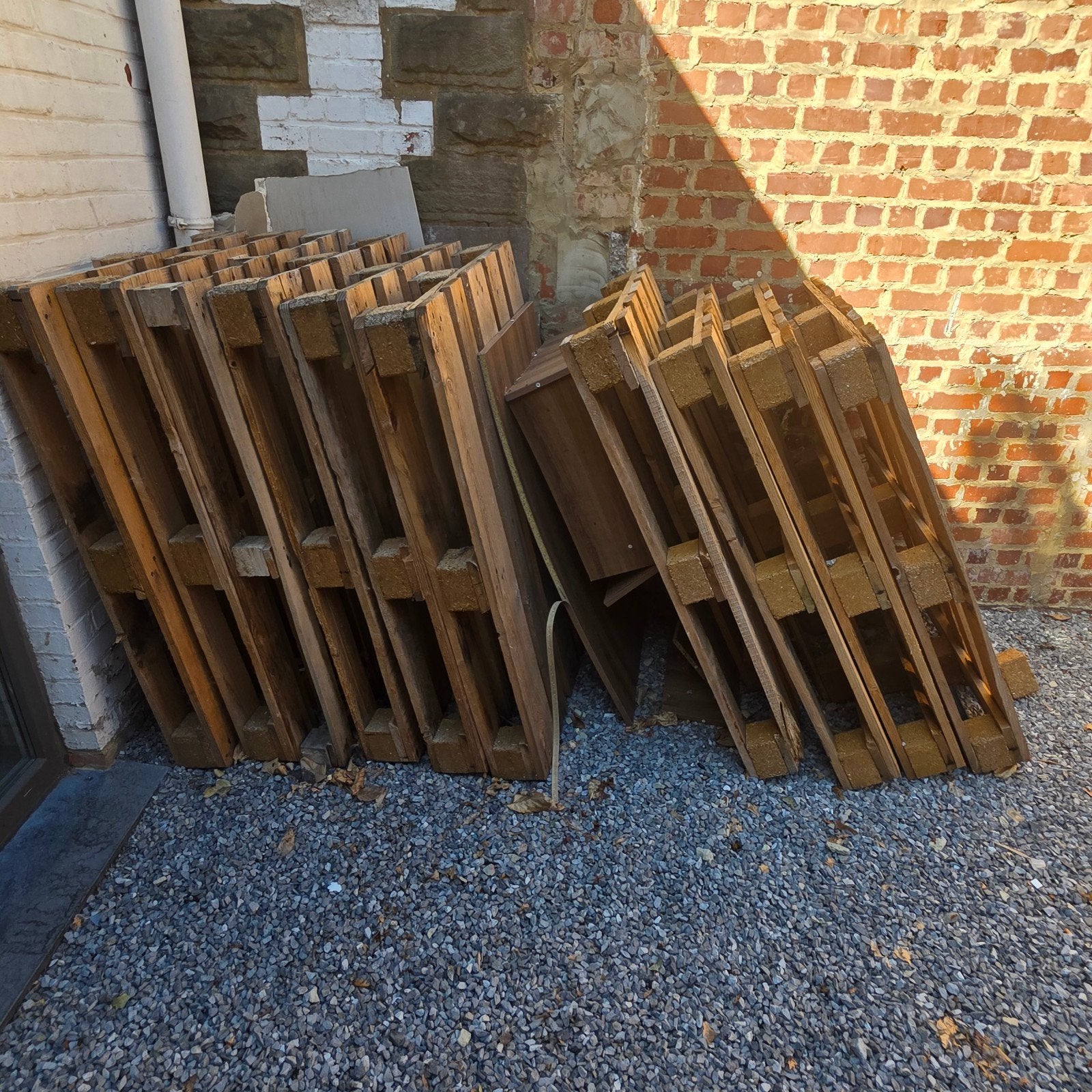 Palettes à donner, Enlèvement