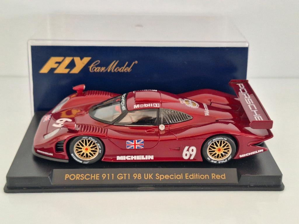 Fly Porsche 911 Gt1 Uk édition spéciale numéro E72, Neuf, Autres marques, Électrique, Circuit
