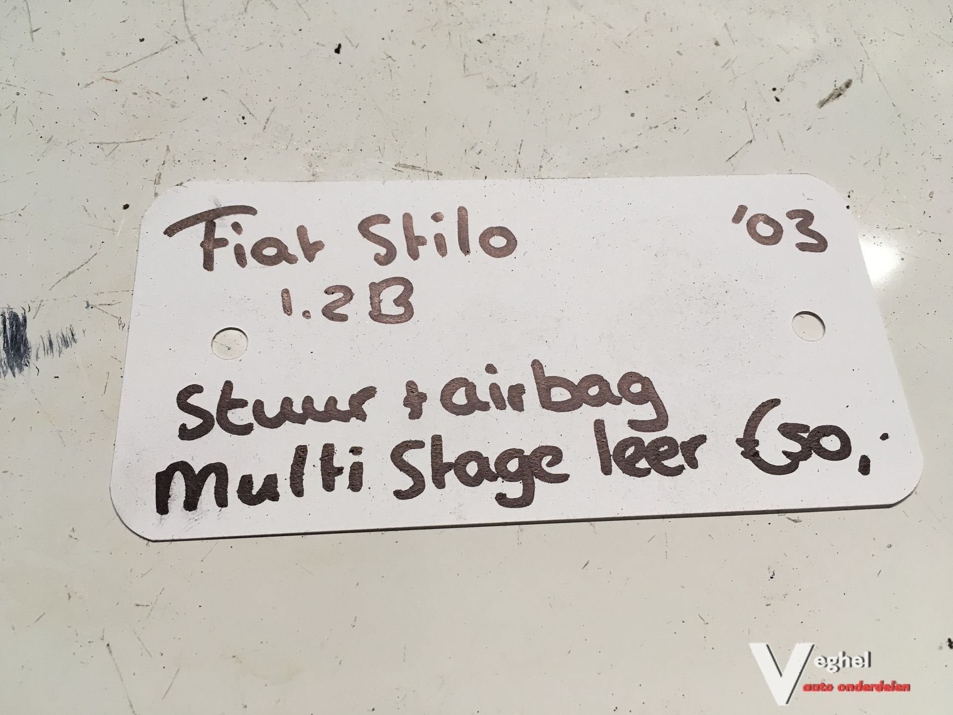 Fiat Stilo 1.2 B 2003  Leder Stuur met airbag en bediening, Gebruikt, -, -, Ophalen of Verzenden