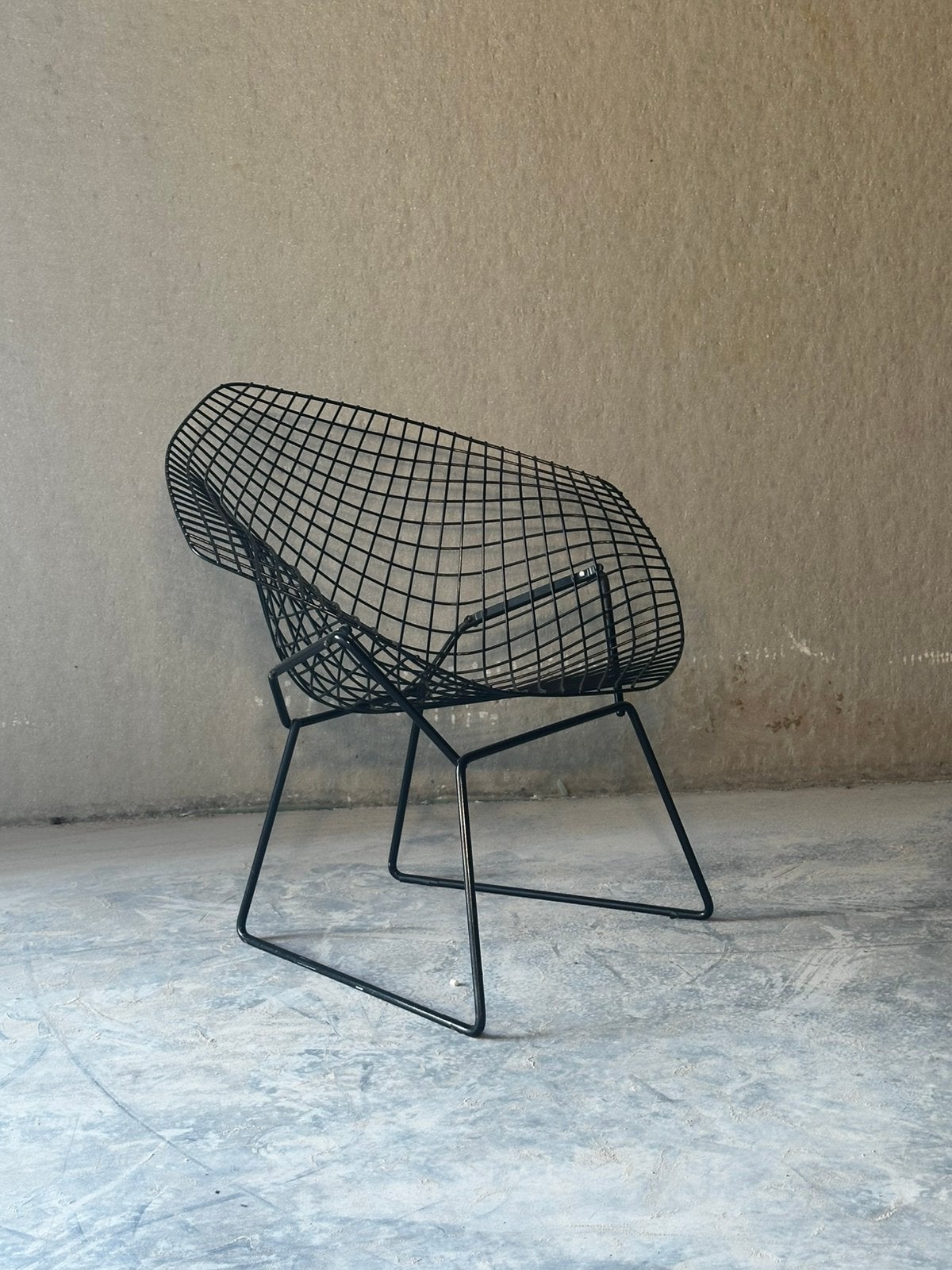 Diamond Chair — Harry Bertoia voor Knoll, Huis en Inrichting, Ophalen, Zo goed als nieuw