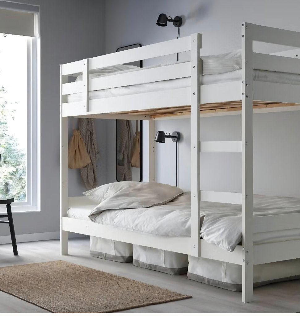 Ikea bedden + kast stapelbed, Ophalen, Zo goed als nieuw, Stapelbed