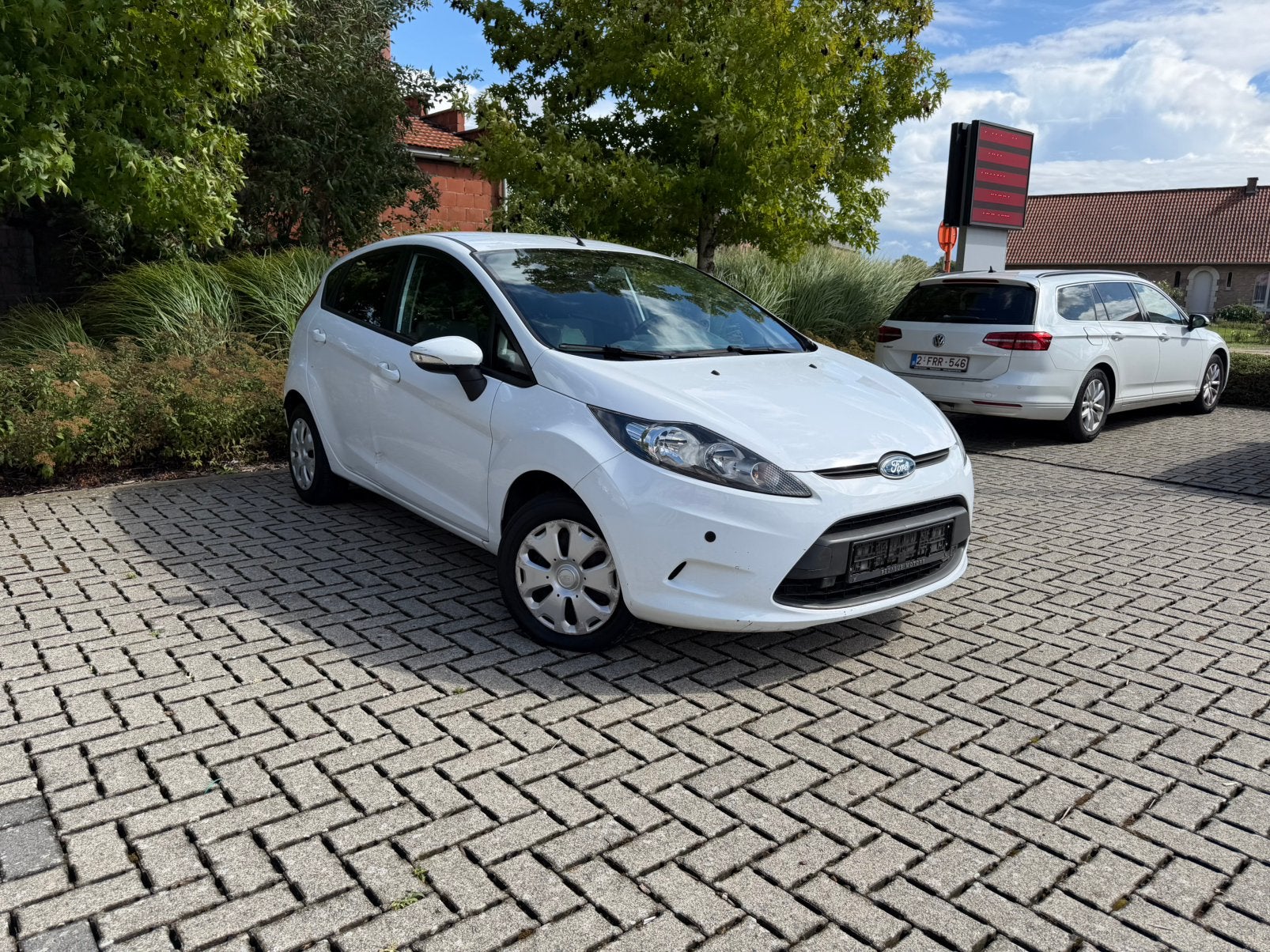 Ford Fiesta 1.2i - 2010/135.000km/Manueel, Auto's, Bluetooth, 4 deurs, Stof, Zwart