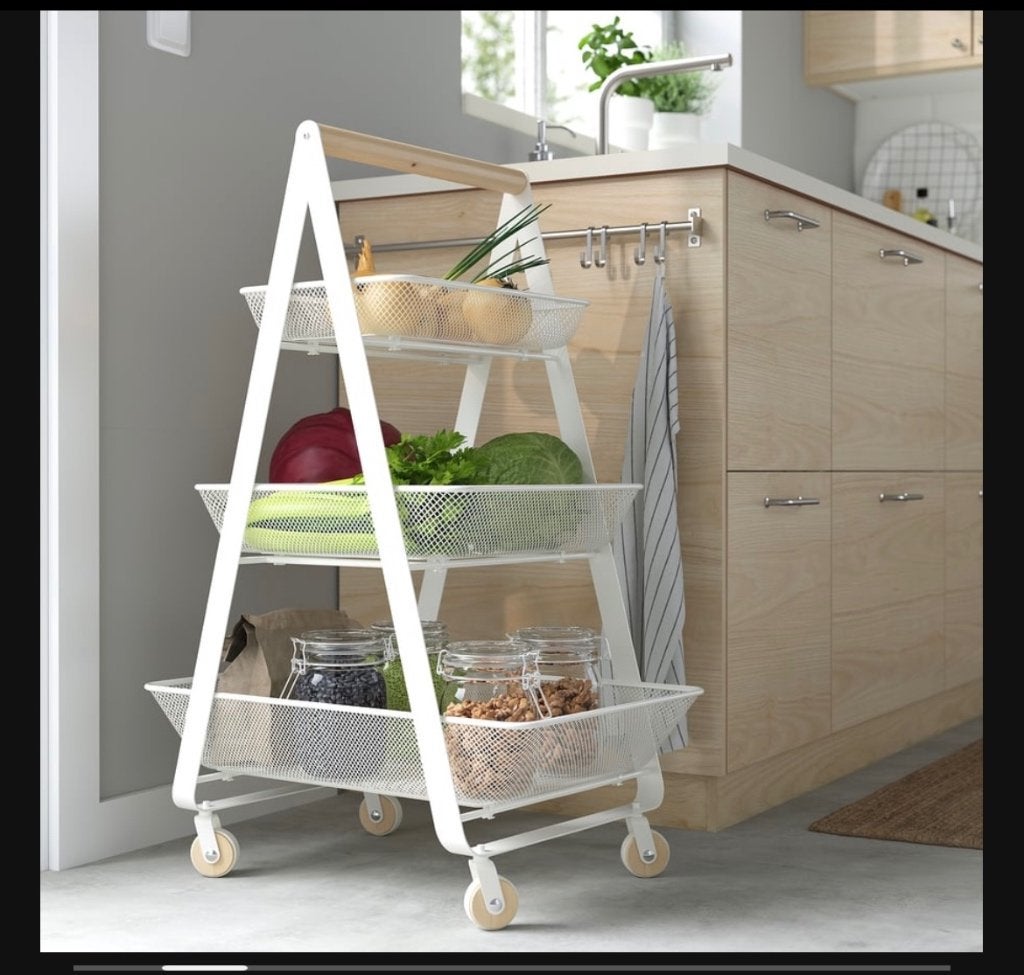 Desserte IKEA Risatorp, 50 à 100 cm, Comme neuf, Enlèvement, Rectangulaire