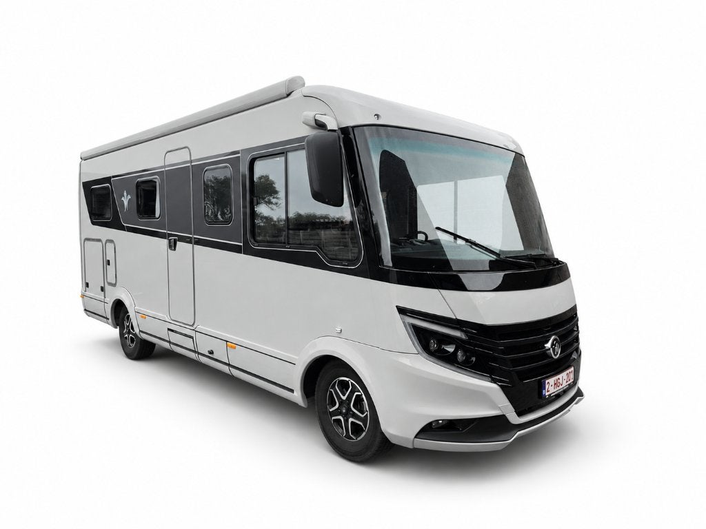 Niesmann iSmove 6.9 E Eifelgrijs 180pk Alde E&P, Caravans en Kamperen, Mobilhomes, Chemisch toilet, Fiat, Luifel, Diesel