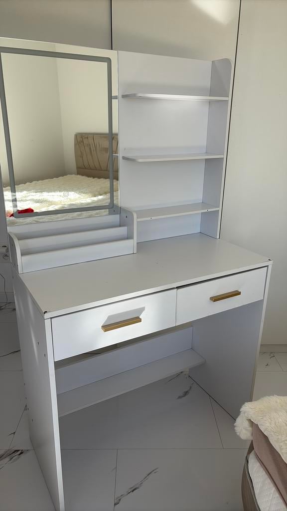 Makeup tafel met stoel, Ophalen, Gebruikt