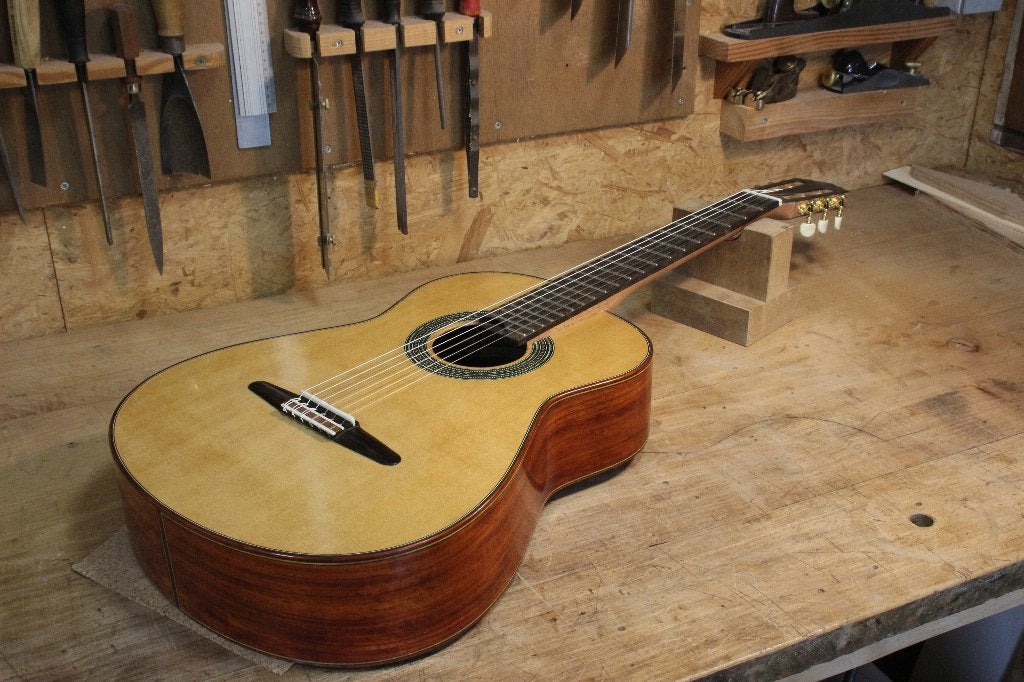 Guitare Classique Lescot 2026 - padouk / cèdre, Ophalen, Zo goed als nieuw, Klassieke of Spaanse gitaar