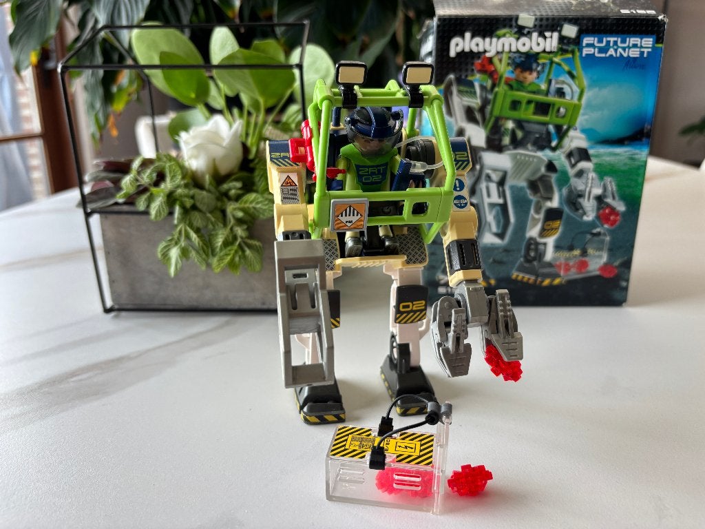 Playmobil 5152 Robot des E-Rangers collecteur de pierres, Comme neuf, Véhicule, City action, Kit complet
