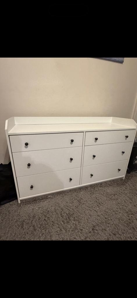 IKEA HAUGA ladekast – zeer goede staat, Huis en Inrichting, Kasten | Ladekasten, Zo goed als nieuw, Ophalen