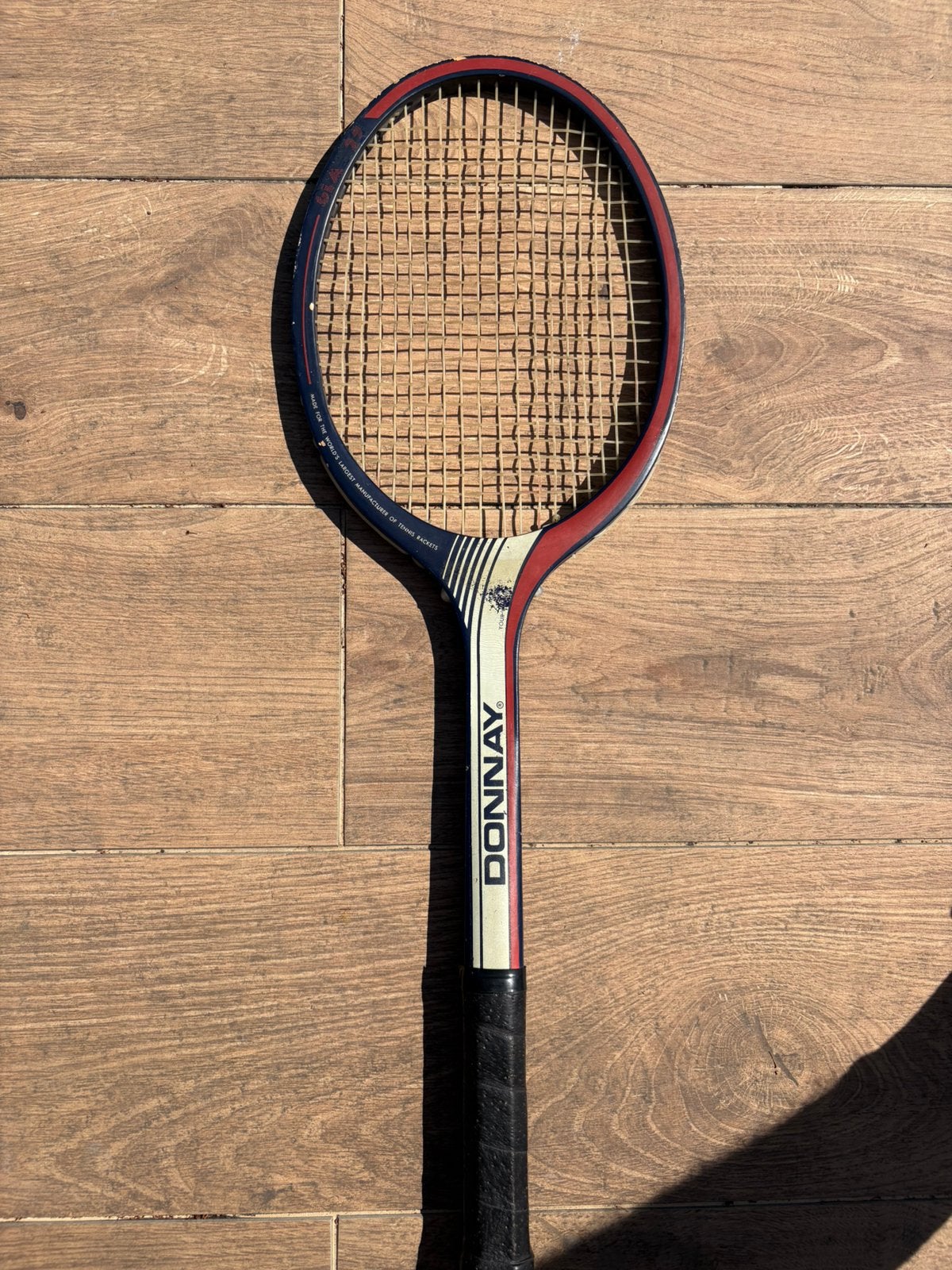 Vintage Donnay GLM M4 Tennisracket - Retro Jaren '80/'90, Enlèvement, Utilisé, Raquette, Autres marques