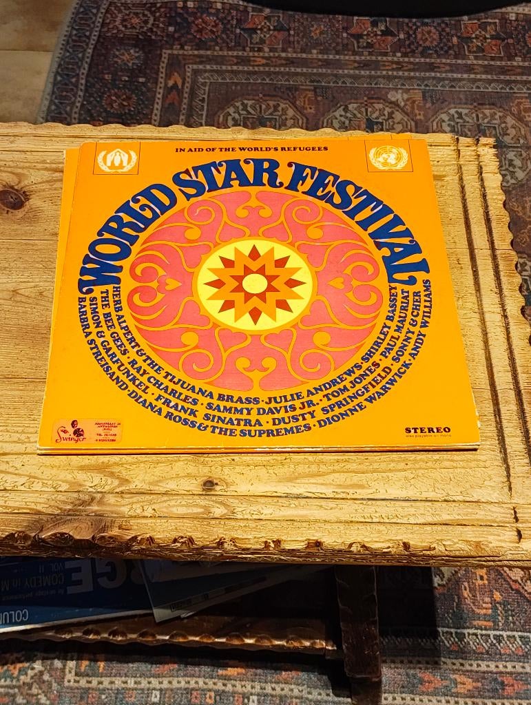 3 Lp's World Star Festival, Cd's en Dvd's, Vinyl | Verzamelalbums, Verzenden, Gebruikt, Overige formaten, Wereldmuziek