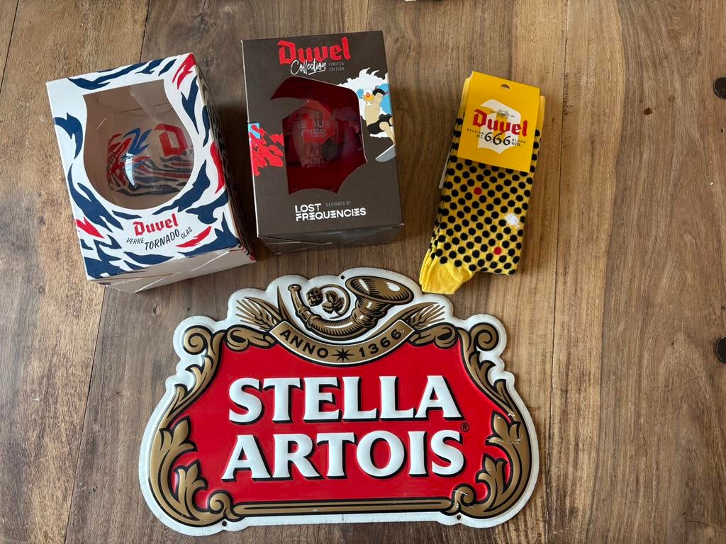 Stella artois duvel glazen, Enlèvement, Comme neuf, Duvel