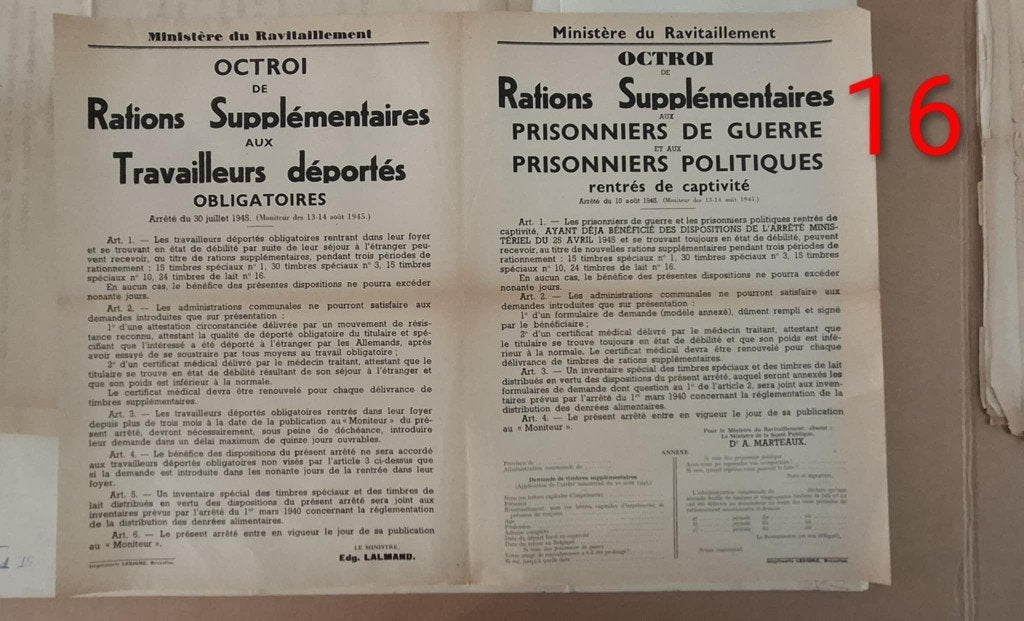 Affiches belge WW2 de Namur achat à la pièce ! port compris, Enlèvement ou Envoi