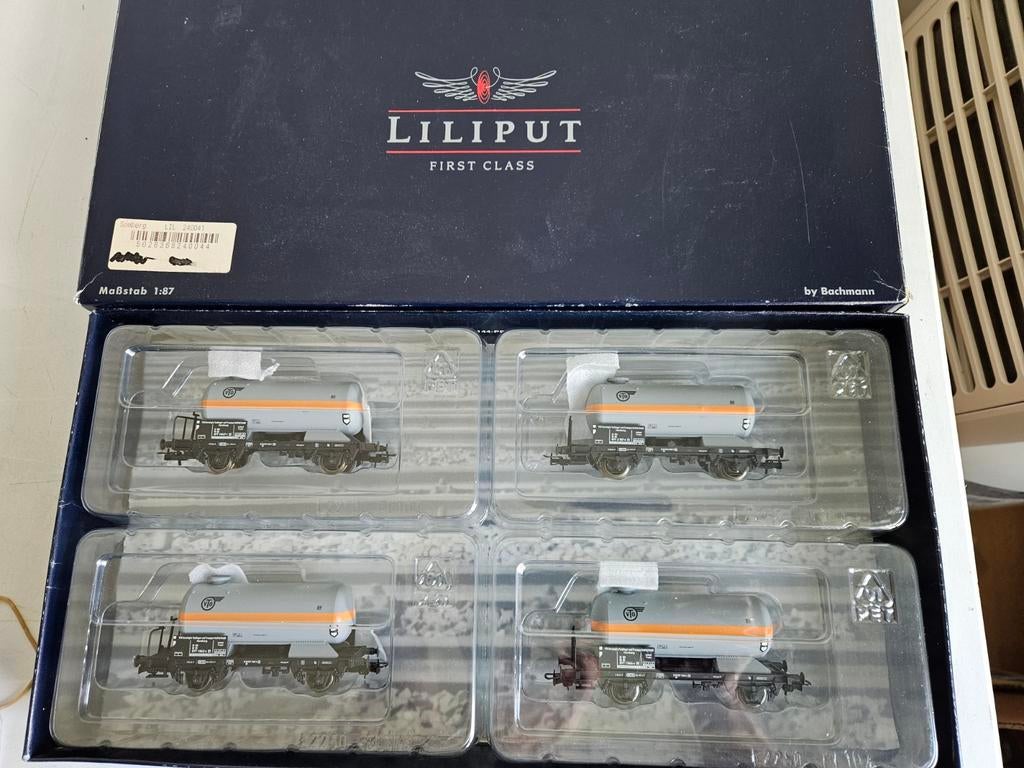 Liliput h0 vtg ketelwagenset, Gelijkstroom, Ophalen of Verzenden, Liliput, Nieuw