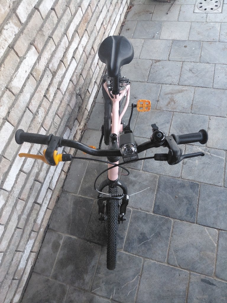 16inch meisjesfiets, Ophalen, Velgrem, B-twin decathlon, 16 inch