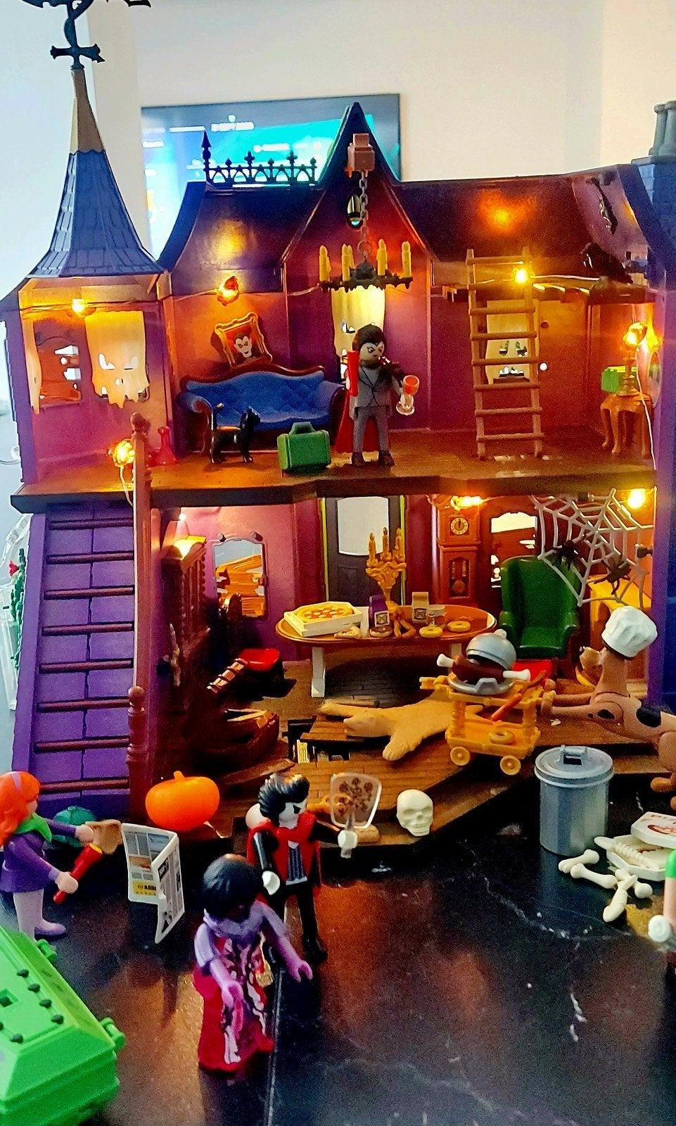 grand lot playmobil scooby doo [manoir +Égypte +cimetière], Kinderen en Baby's, Ophalen