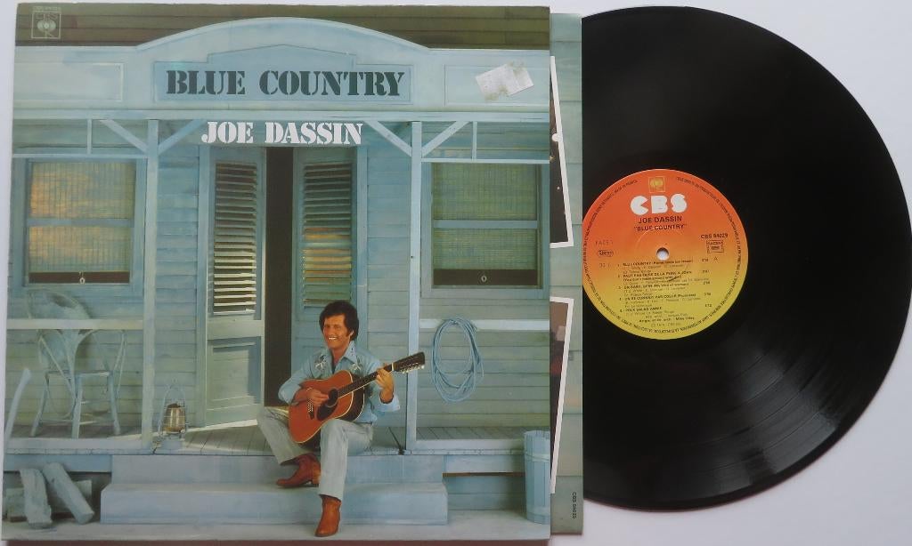 Joe Dassin - Blue country. Lp, Beschermende buitenhoes, Ophalen of Verzenden, Gebruikt, 12 inch